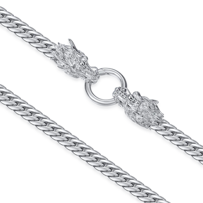 WONG Double Dragon Miami Cuban Chain - 8mm