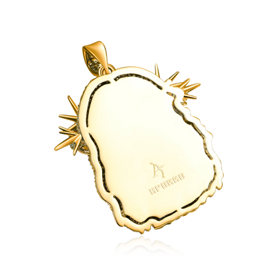 Jesus Piece Fully Iced Pendant