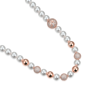 WONG Dragon Pearl and Bead Necklace - 8mm