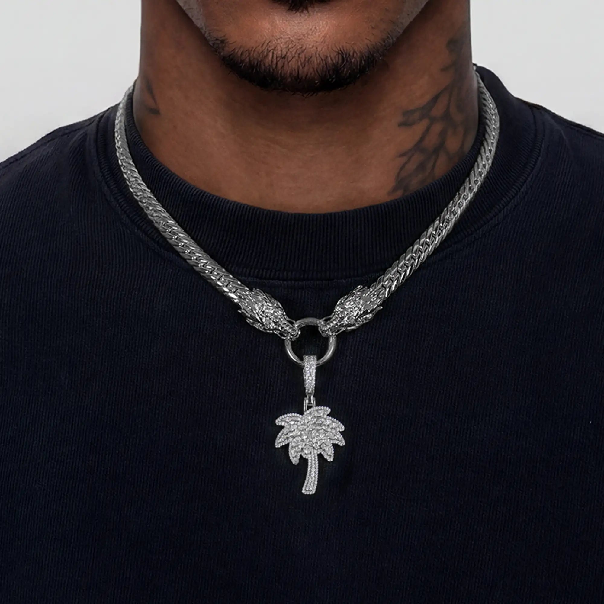 Abe Dua Dragon Chain & Pendant Set
