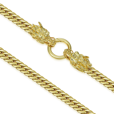 WONG Double Dragon Miami Cuban Chain - 8mm