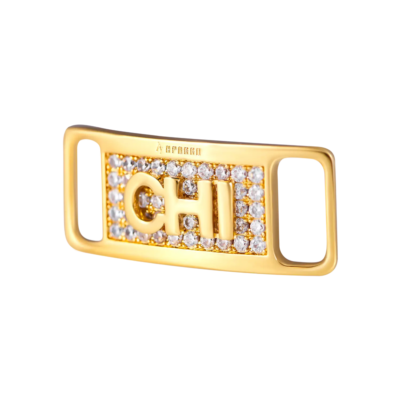 Iced Out Chicago "CHI" Lace Lock - APORRO