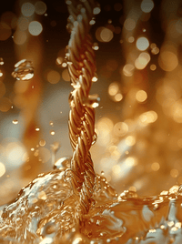 Fully Iced Rope Chain - 8mm