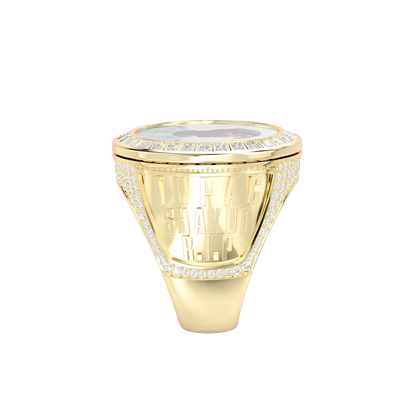Custom Rotating Photo Championship Ring