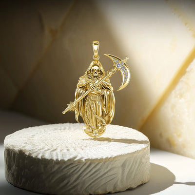 Santa Muerte Serenity Pendant