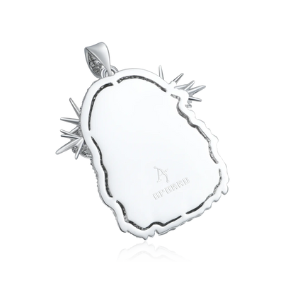 Jesus Piece Fully Iced Pendant