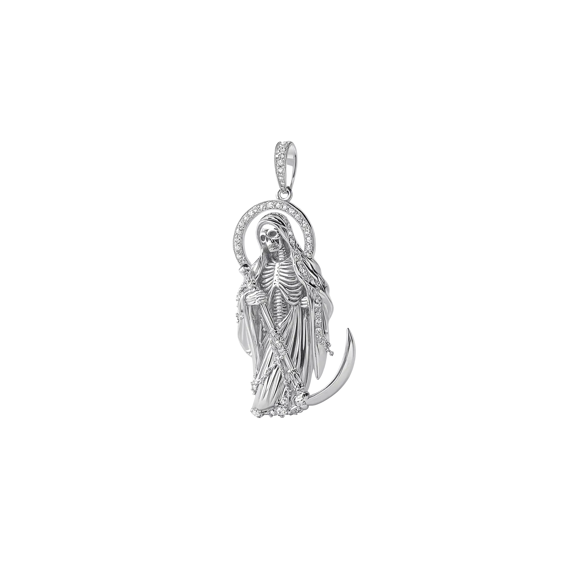 Santa Muerte Reaper Pendant