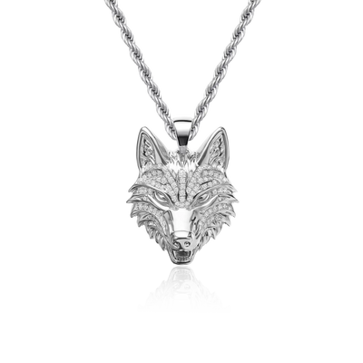 Fierce Wolf Pendant - Style 5