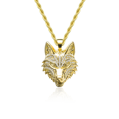 Fierce Wolf Pendant - Style 5
