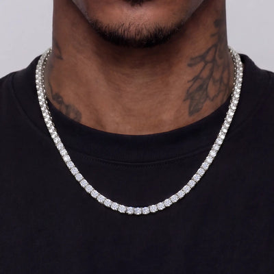 Moissanite Iced Tennis Chain - 5mm