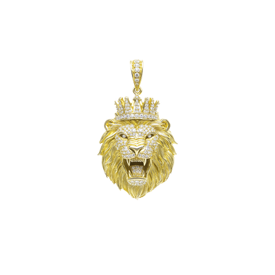 Crowned Lion Pendant - Style 6