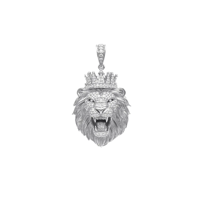 Crowned Lion Pendant - Style 6