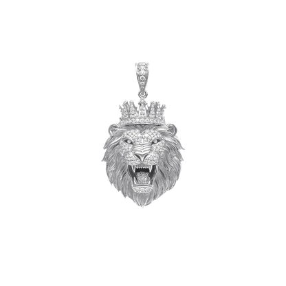 Crowned Lion Pendant - Style 6