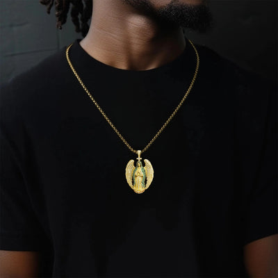 Blessed Mary Winged Pendant