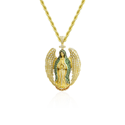 Blessed Mary Winged Pendant