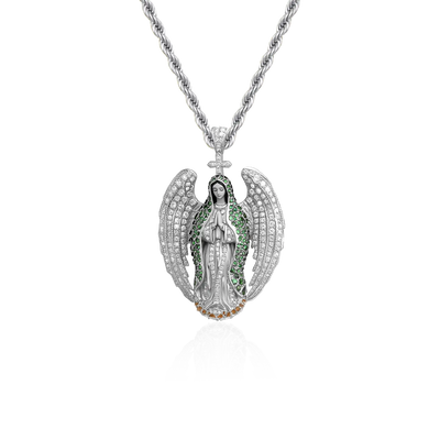 Blessed Mary Winged Pendant