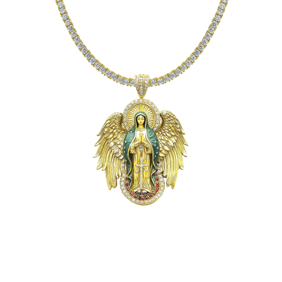Divine Elegance Mary Pendant & Chain Set