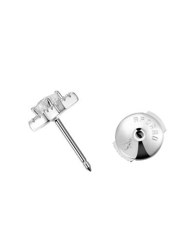 Moissanite Halo Star Stud Earrings - Pair