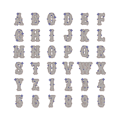 Custom Colored Bosox Font Pendant