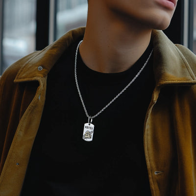 Zodiac Dog Tag Pendant