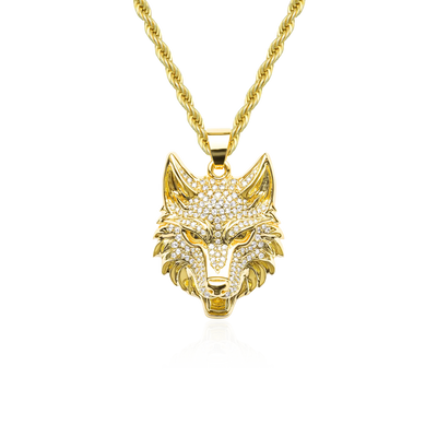 Fierce Wolf Pendant - Style 7