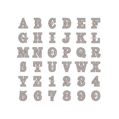 30MM Star Font Pendant