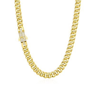 Moissanite Cuban Link Chain - 8mm