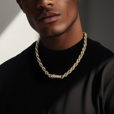 Iced Rope Chain - 8mm