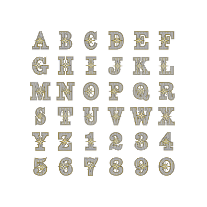 30MM Star Font Pendant
