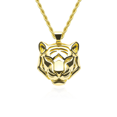 Regal Tiger Pendant - Style 9