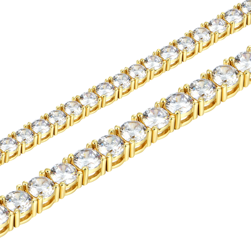 3mm Tennis Bracelet + 5mm Tennis Bracelet Bundle - APORRO