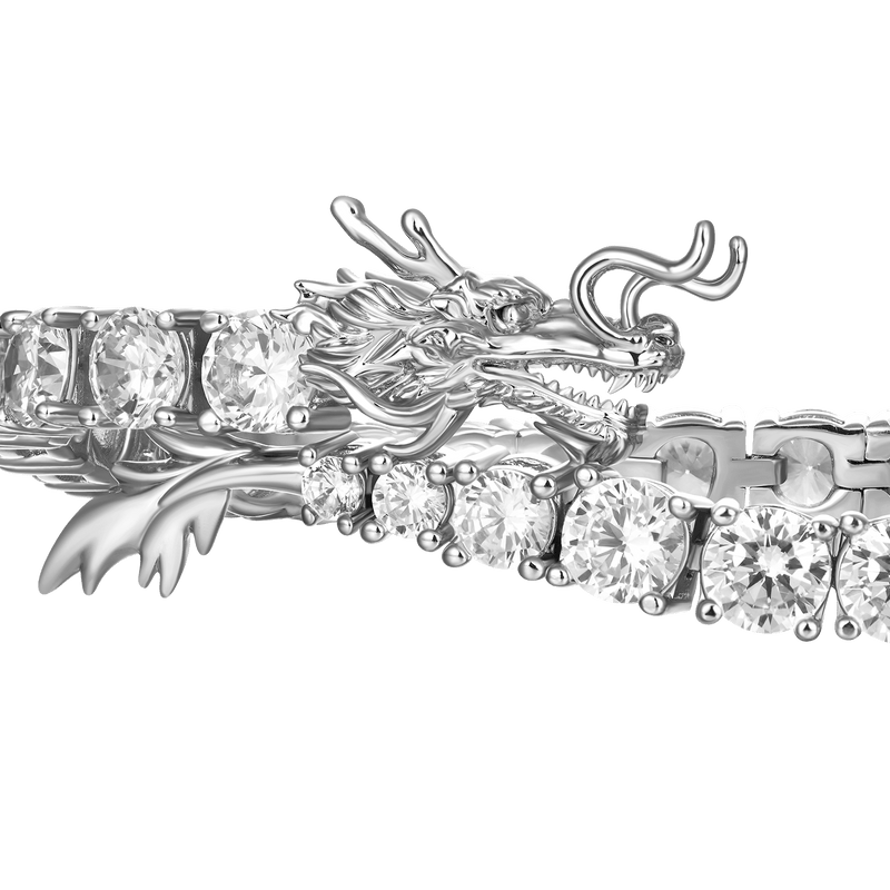 WONG Adjustable Dragon Tennis Chain + Bracelet Set - APORRO