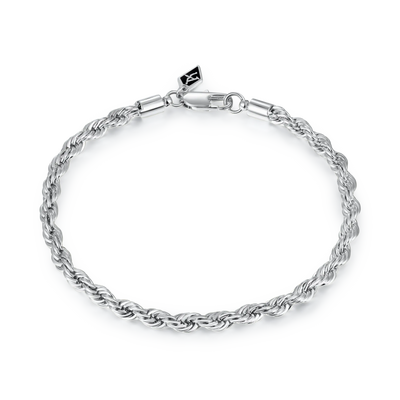 Rope Bracelet - White Gold