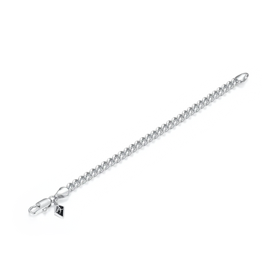 Miami Micro Cuban Curb Bracelet - White Gold