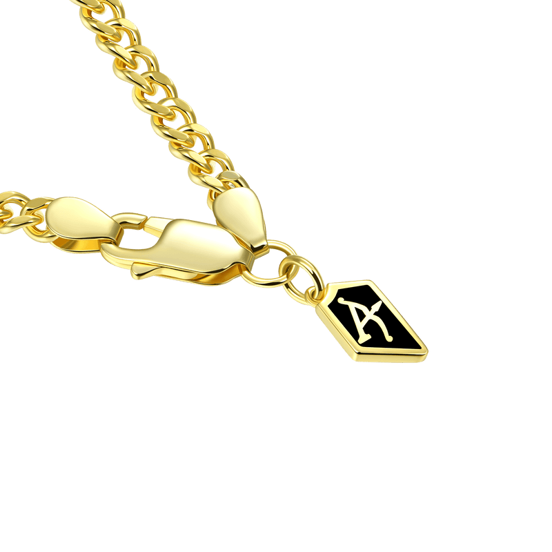 Yellow Gold Miami Micro Cuban Curb Bracelet - 5mm - APORRO