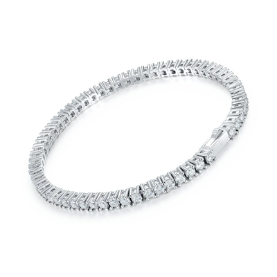 Octagon Mix & Iced Tennis Bracelet Set
