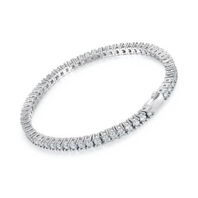 Micro Round Cut Cuban Link Chain + Tennis Bracelet Gift Set