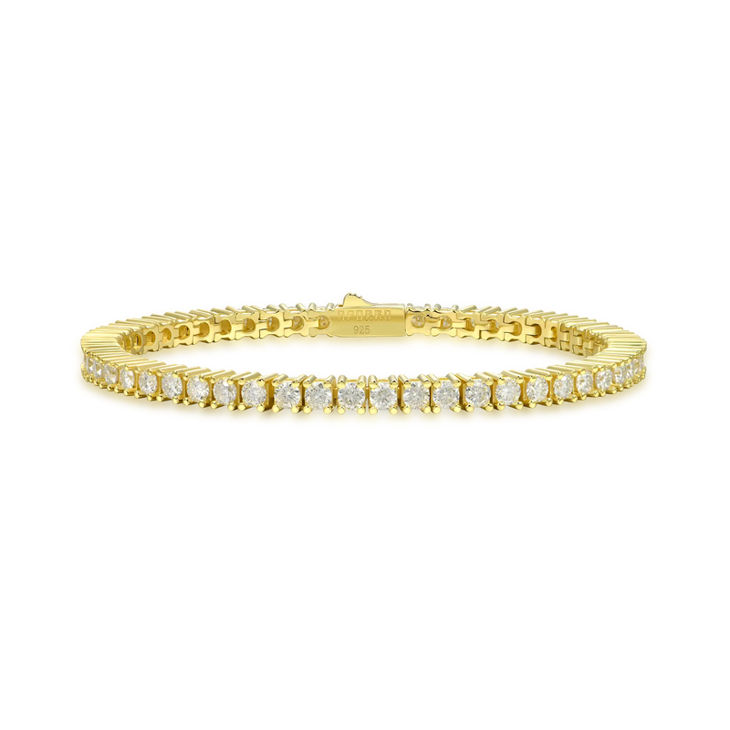 3mm Iced Tennis Bracelet for Men & Women - Moissanite Diamond - APORRO