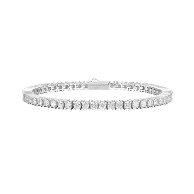 Moissanite Iced Tennis Bracelet - 3mm