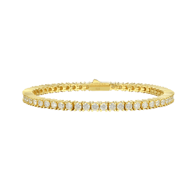 Moissanite Iced Tennis Bracelet - 3mm