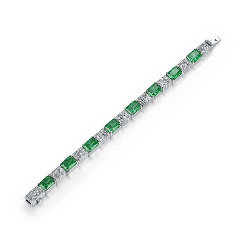 Crushed Ice Circulation Tennis Bracelet - 6mm - APORRO