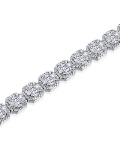 Baguette Tennis & Rope Bracelet Set