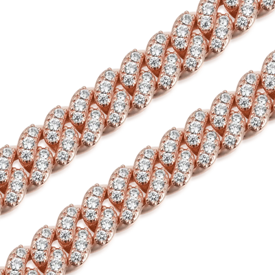 Round Cut Cuban Link Bracelet - 6mm