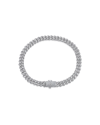 Moissanite Round Cut Cuban Link Bracelet - 6mm