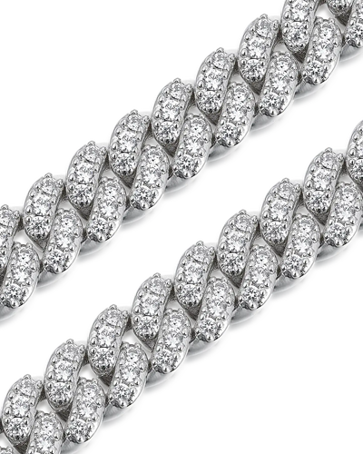 Moissanite Round Cut Cuban Link Bracelet - 6mm