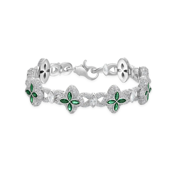 Moissanite Luminous Clover Bracelet – APORRO