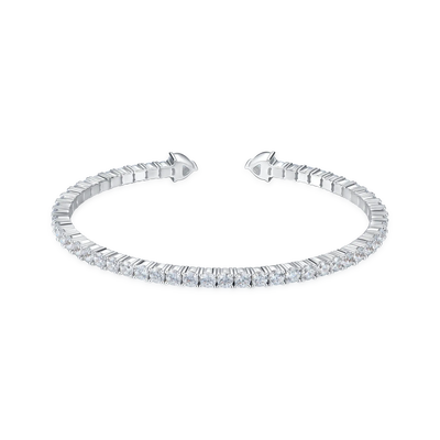 Multiple Spring Tennis Bangle Bracelet
