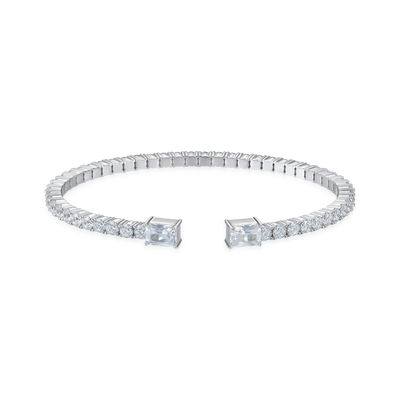 Multiple Spring Tennis Bangle Bracelet