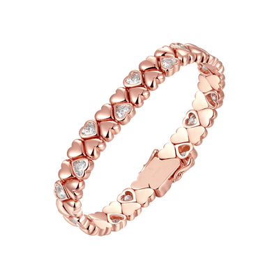 Moissanite Twinkle Heart Bracelet - 9mm