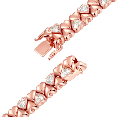 Moissanite Twinkle Heart Bracelet - 9mm
